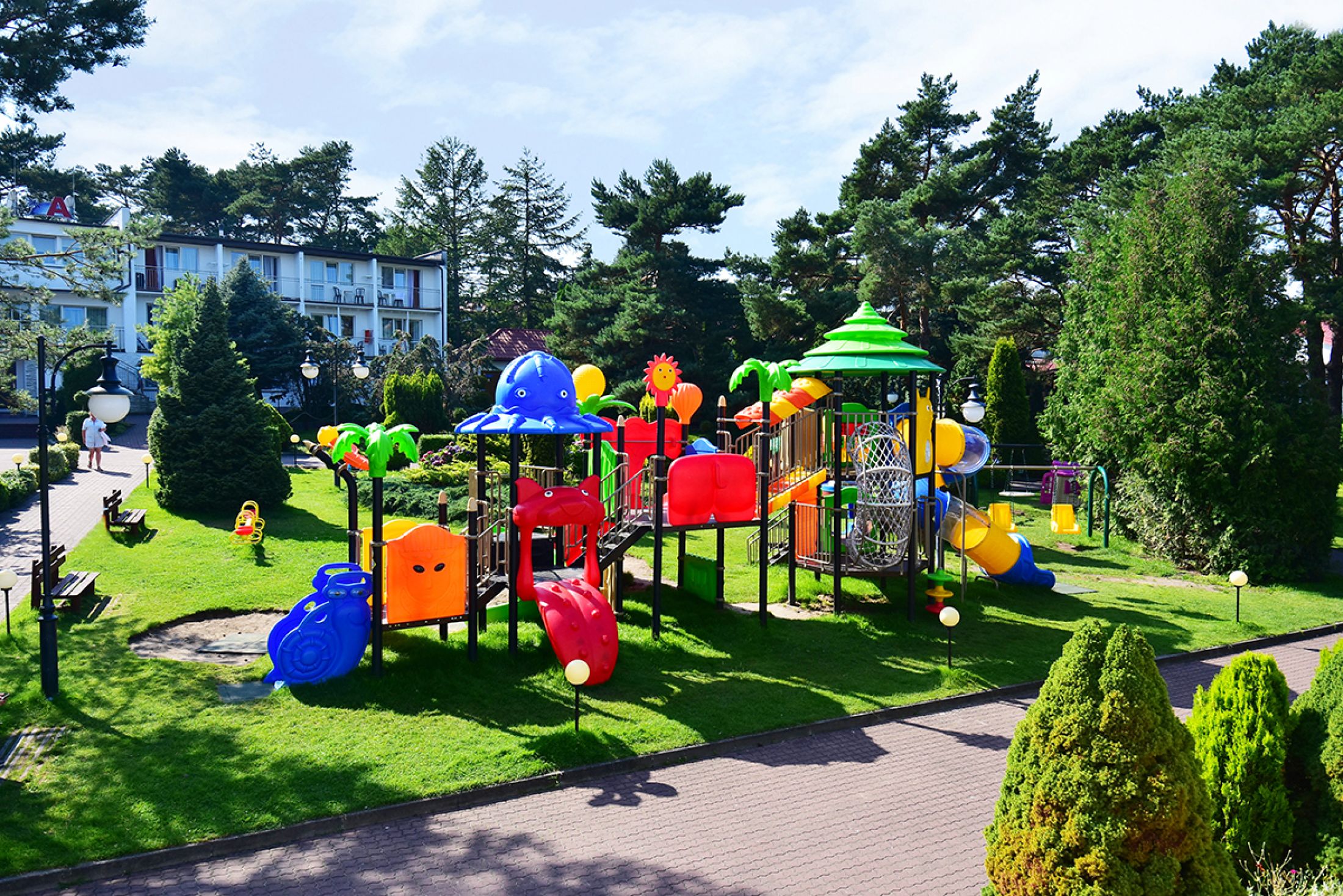 Children"s Playgrounds - activity zone at Panorama Morska Jarosławiec