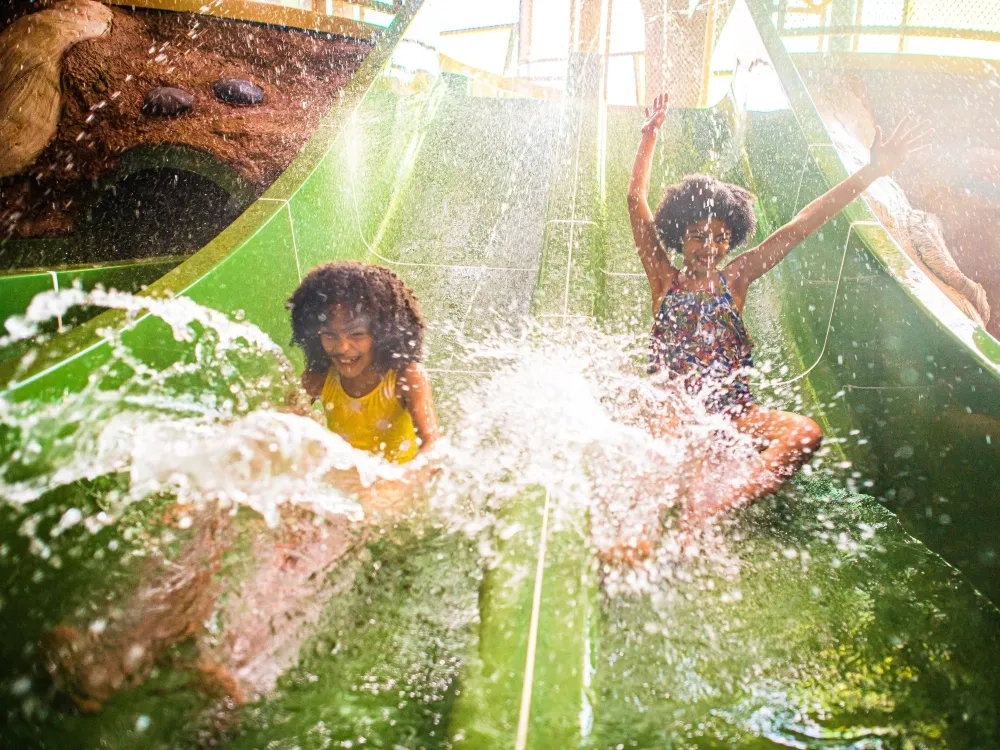 Aqua"Splash - water slide at Plopsaqua Hannut-Landen