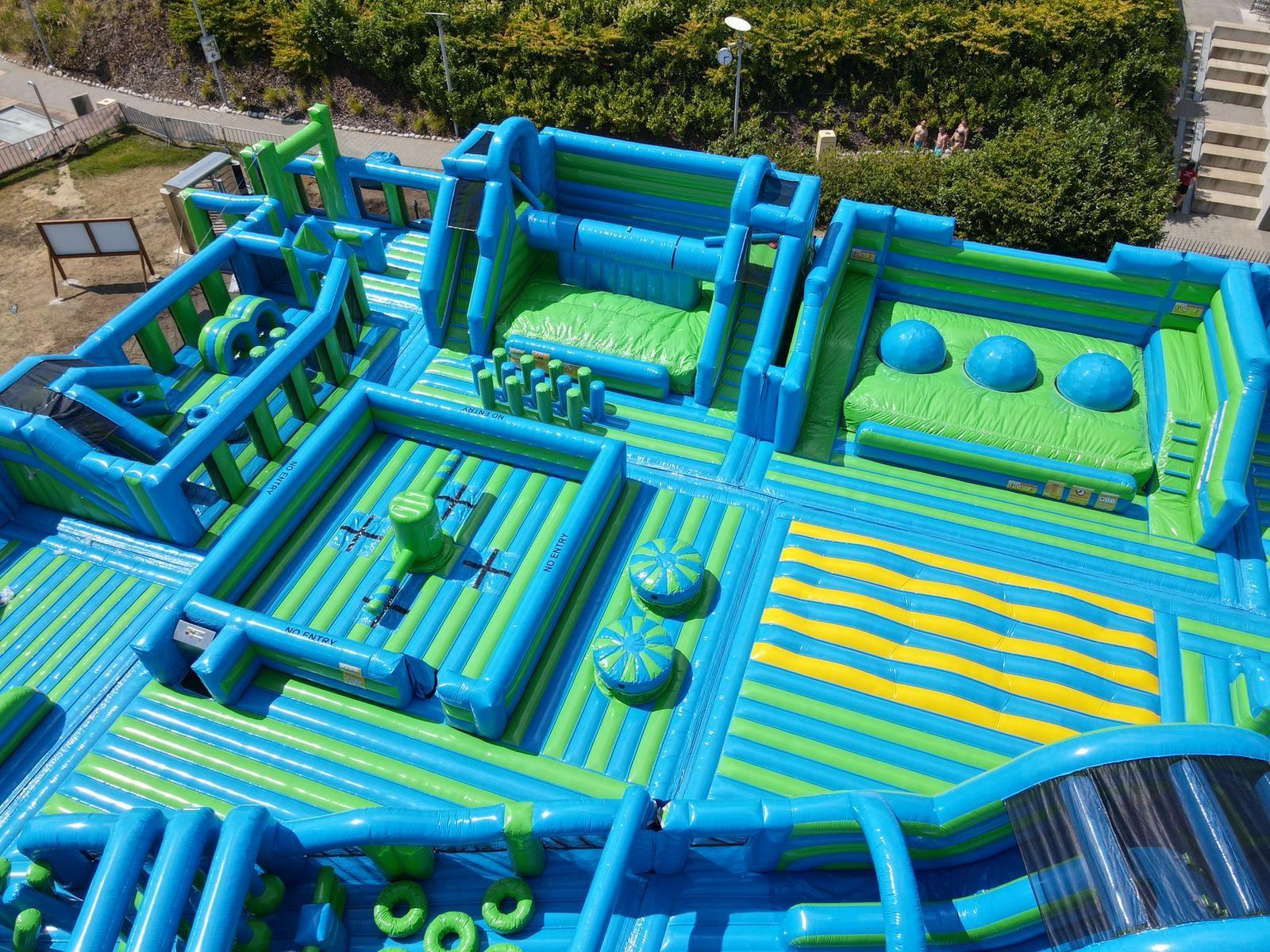 Inflated World - activity zone at Aqualand Moravia