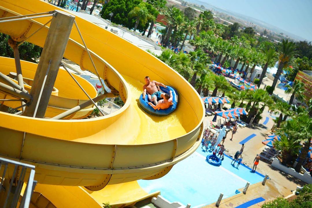Apollo"s Plunge - water slide at WaterWorld Themed Waterpark