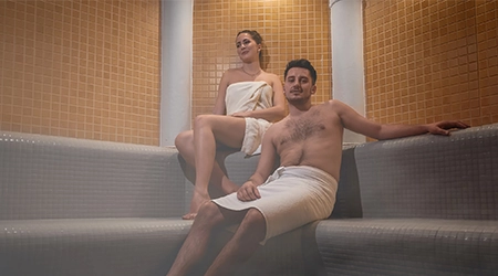 Roman Salt Bath - wellness area at Aquapark Olešná