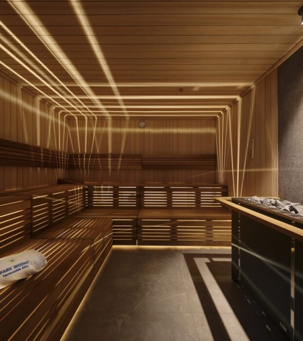 Finnish Sauna - wellness area at Aquapark Tarnowskie Góry