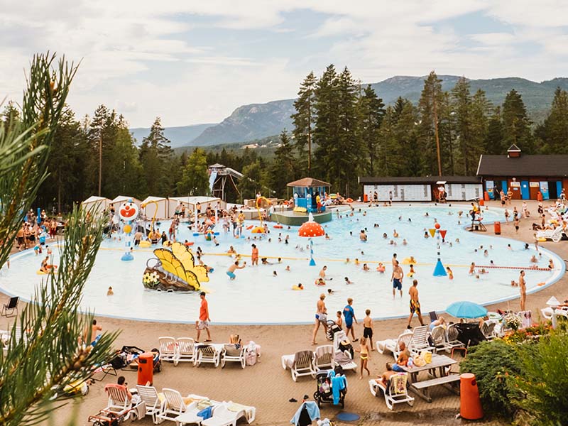 Bøverstranda - swimming pool at Bø Sommerland