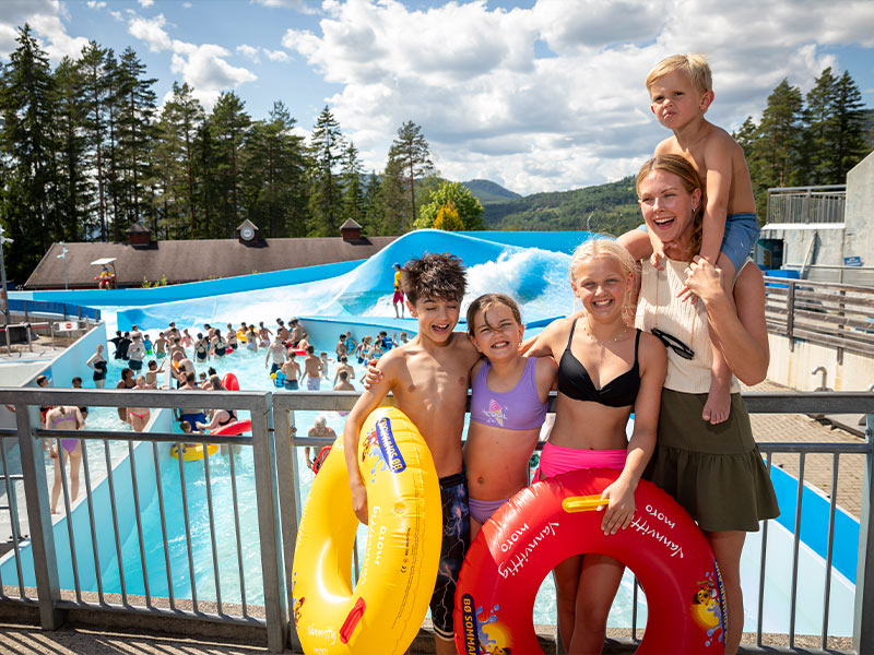 Sommarlandelva - water slide at Bø Sommerland