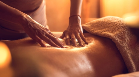 Massages - wellness area at Aquapark Olešná