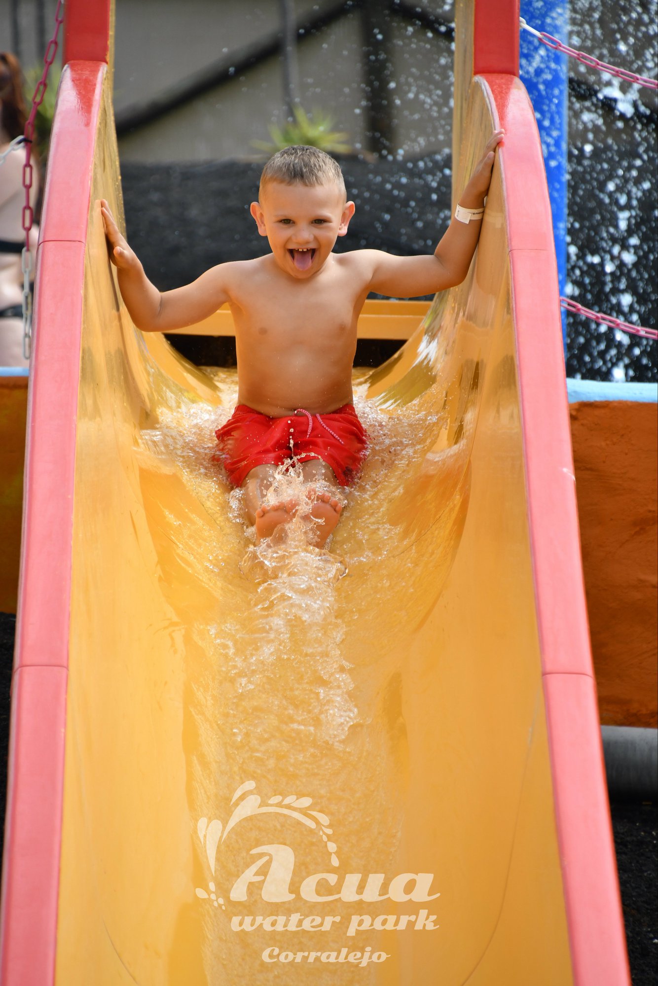 Mini Kamikazes - water slide at Acua Water Park Corralejo