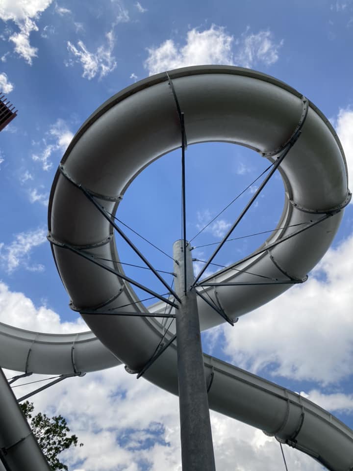 Anaconda - water slide at Baseny Wisła