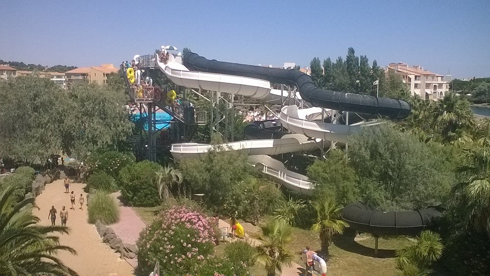 Rapid Rafting - water slide at Aqualand Cap d’Agde