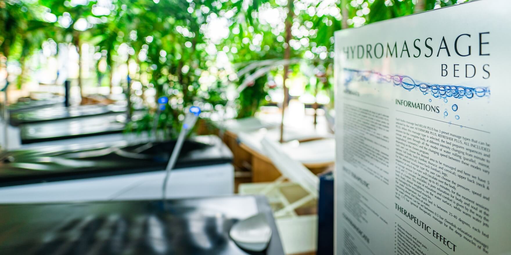 Anti-stress therapy - service area at Therme Bucharest