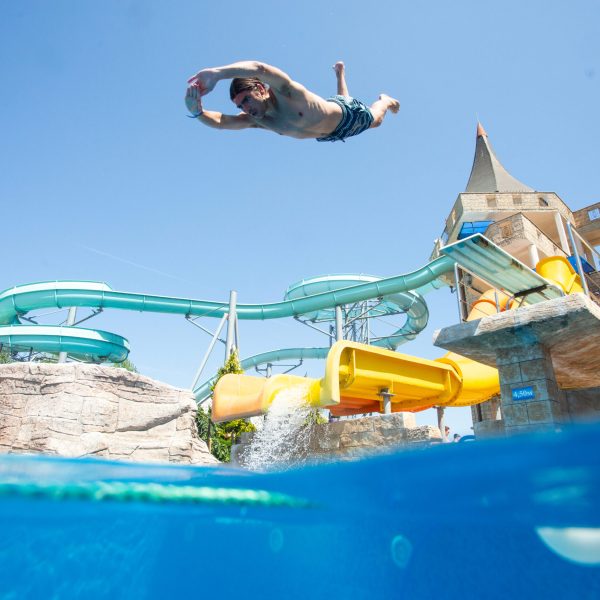 Springboards - activity zone at Aquapark Nesebar
