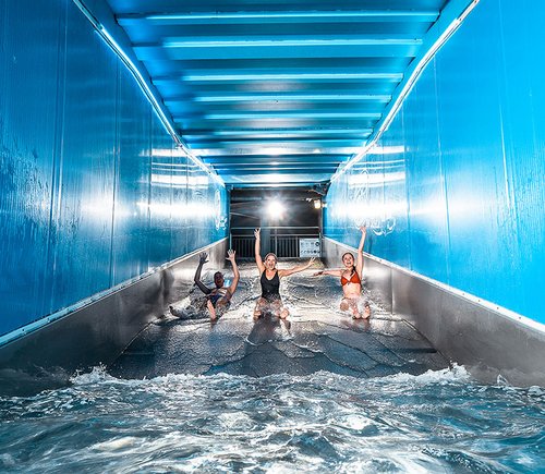 Down Under - water slide at Therme Erding