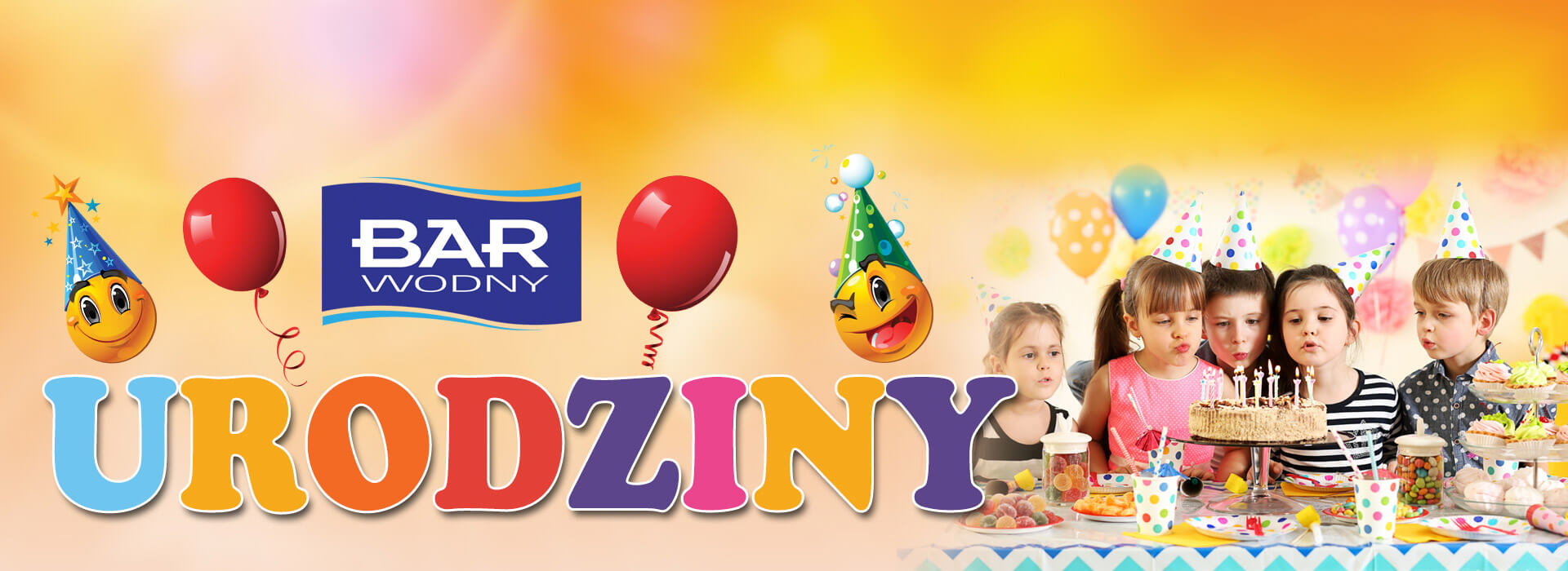 Birthdays - service area at Aquapark Koszalin