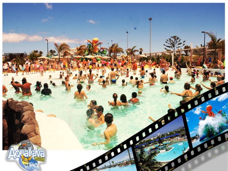 Aqualava Beach - swimming pool at Aqualava Waterpark