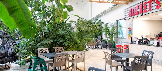 Rockets on the Beach - restaurant (bistro) at Center Parcs Park allgau