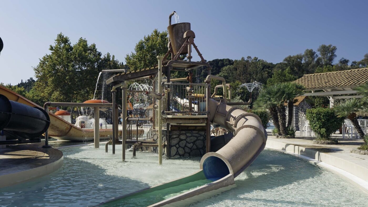 Fantasy Island - activity zone at Aqualand Corfu Water Park