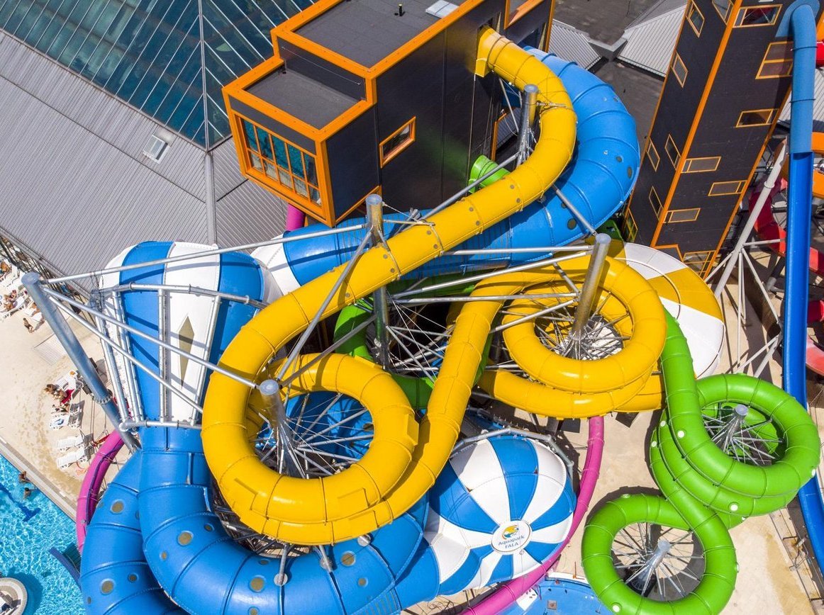 Twister - water slide at Aquapark Fala Łodz