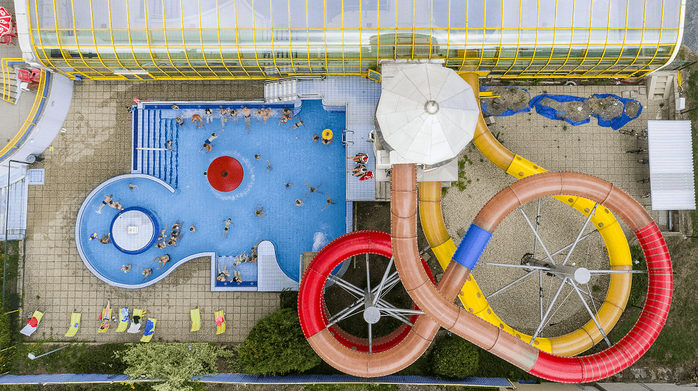 Water Slides - water slide at Aquapark Vyškov