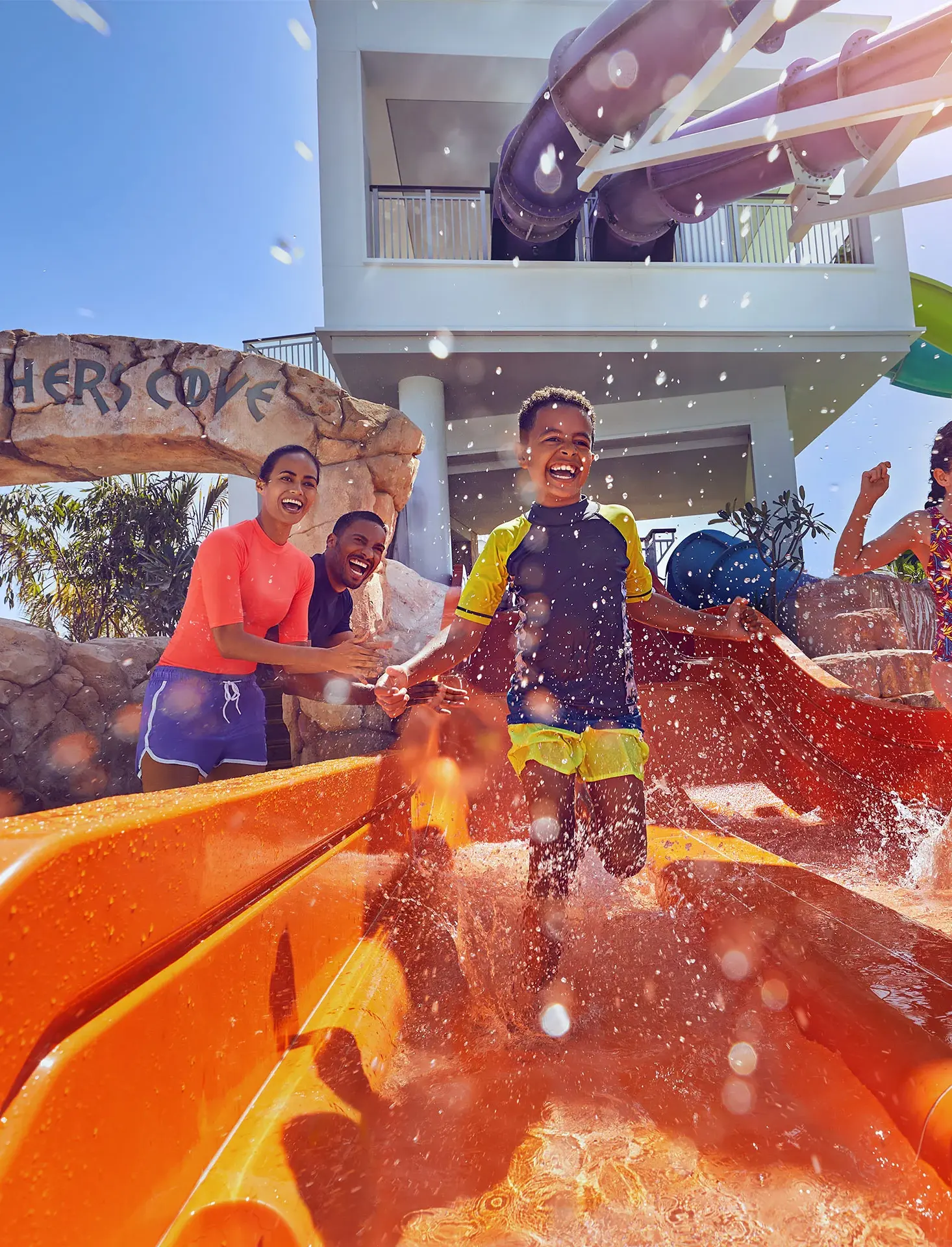 Splashers Core - water slide at Aquaventure World Dubai