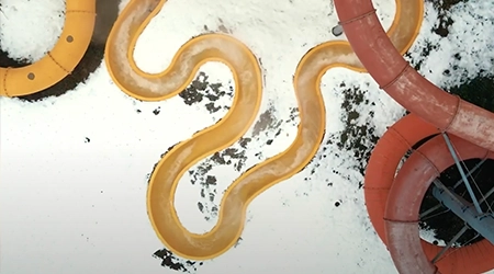 Wild River - water slide at Aquapark Olešná