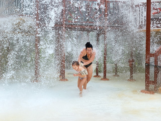 Double Water Playhouse - activity zone at Center Parcs Le lac d"ailette