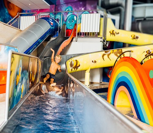 Moon, Star, Sunny Slide - water slide at Therme Erding