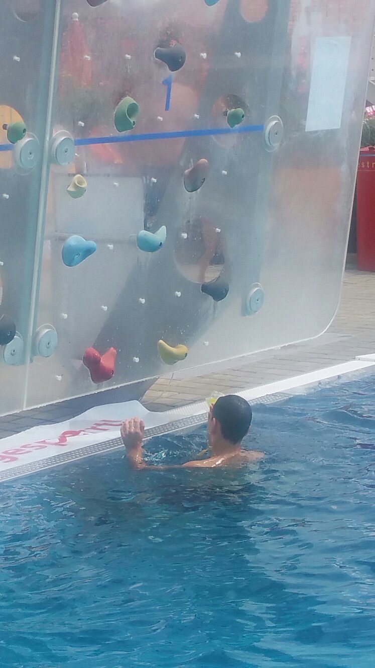 Climbing wall - activity zone at Sonnentherme Lutzmannsburg