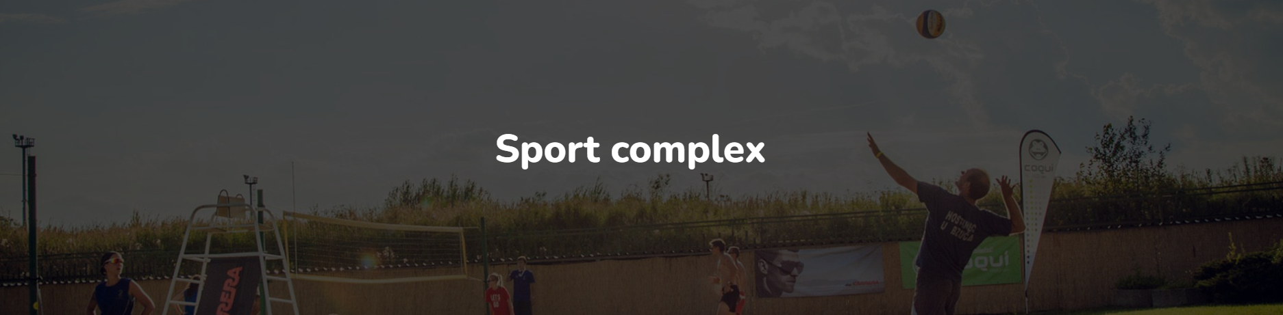 Sport complex - activity zone at AquaCity Poprad