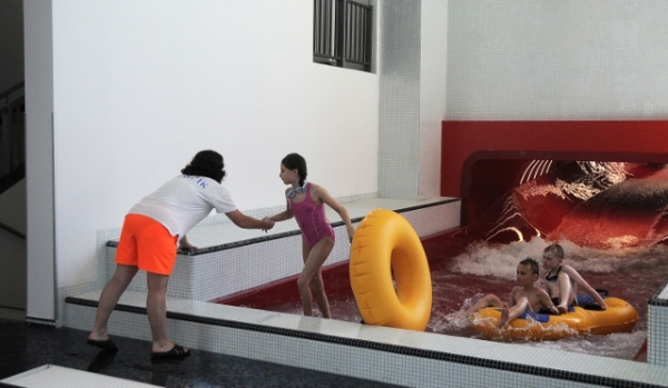 Boat Slide - water slide at Aquacentrum Pardubice 