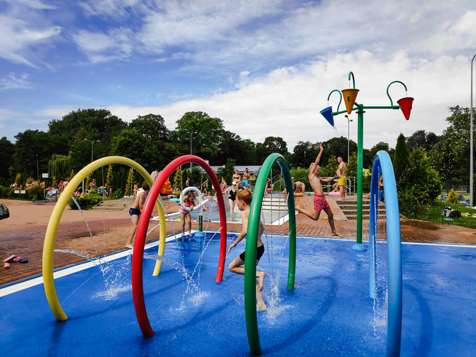 Water Playground - activity zone at Aquapark Kalisz