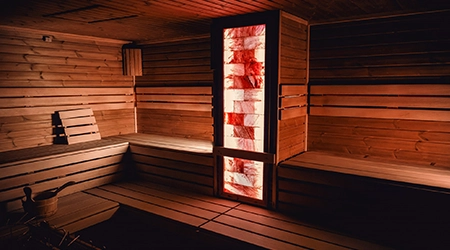 Big Finnish Sauna - wellness area at Aquapark Olešná