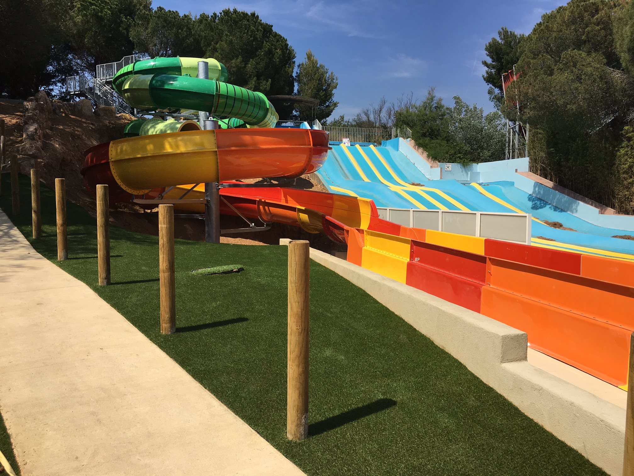 Splash Music - water slide at  Aqualand Saint-Cyr-sur-Mer