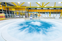 Whirpool - swimming pool at Aquacentrum Šutka