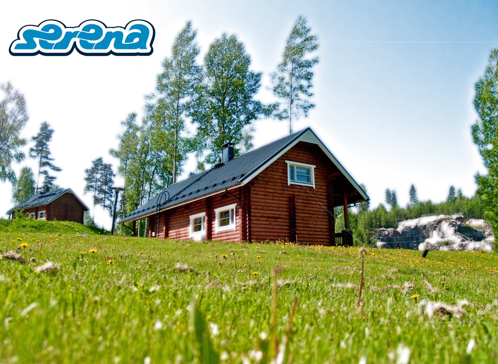 Cottages - service area at Serena Waterpark