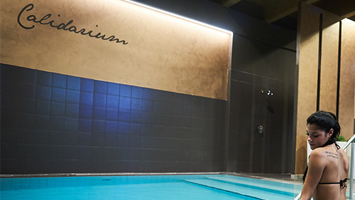 Calidarium - wellness area at Acquaworld