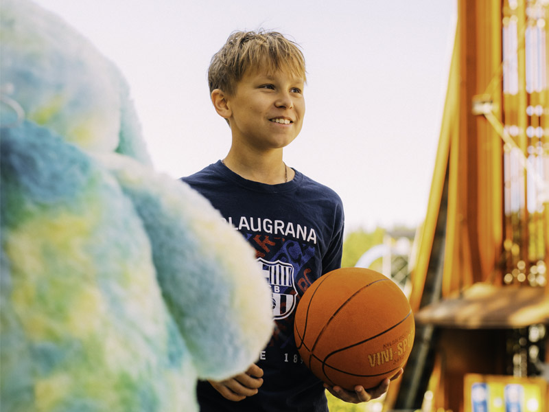 Den Glade Bøver - store at Bø Sommerland
