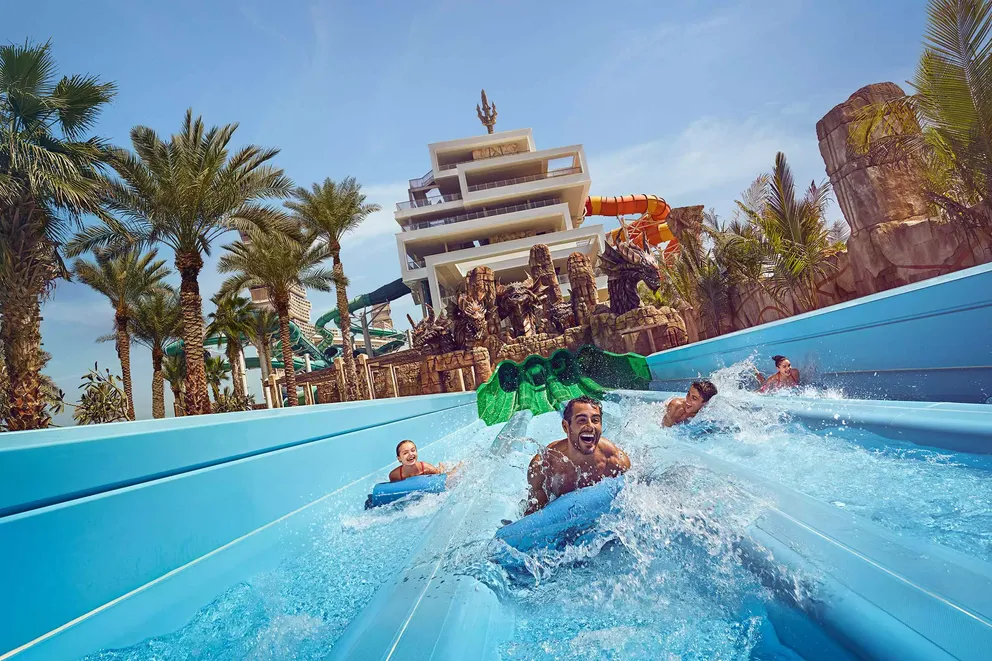 Hydra Racer - water slide at Aquaventure World Dubai