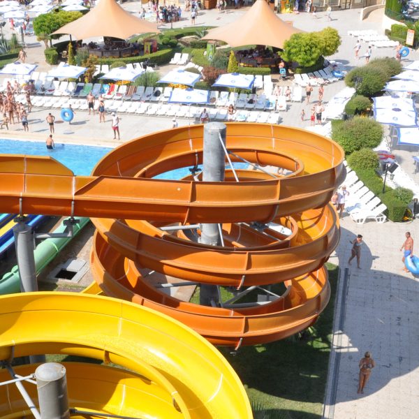Tornado - water slide at Aquapark Nesebar