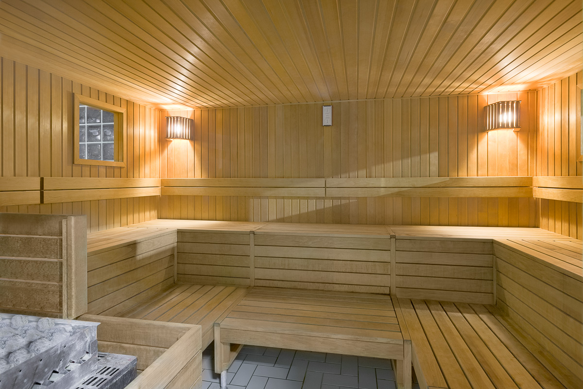 Dry Sauna - wellness area at Aquapark Laguna Gryfino