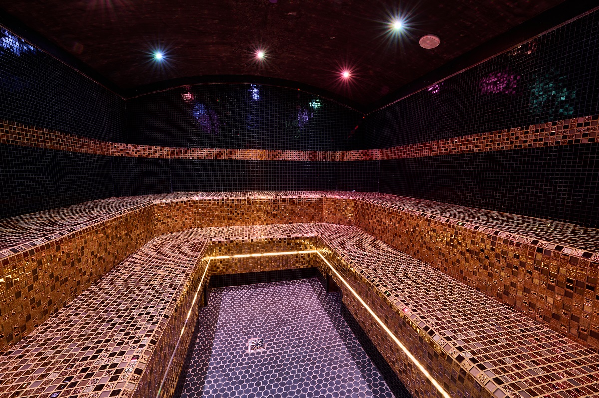 Steam Bath - wellness area at Aquapark Kraków