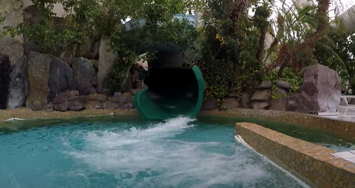 Wildwaterbaan - water slide at Center Parcs Oostduinkerke aan zee