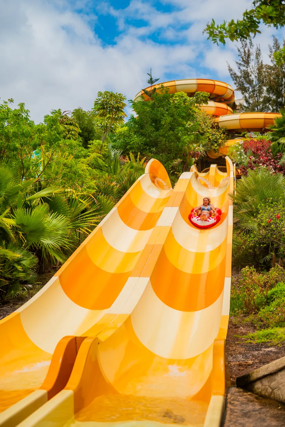 Flying Boats - water slide at Aqualand Costa Adeje