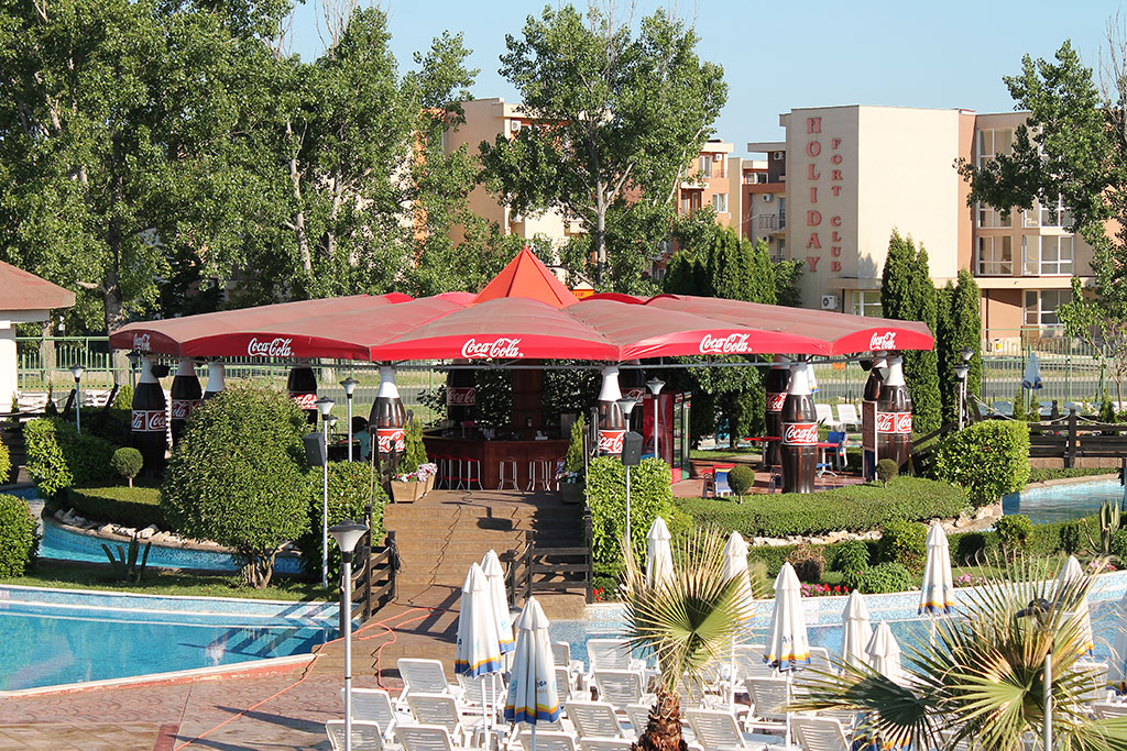 Coca-Cola Bar - restaurant (bistro) at Action Aquapark Sunny Beach