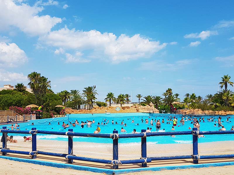 Wave Beach - swimming pool at Aquopolis Costa Daurada