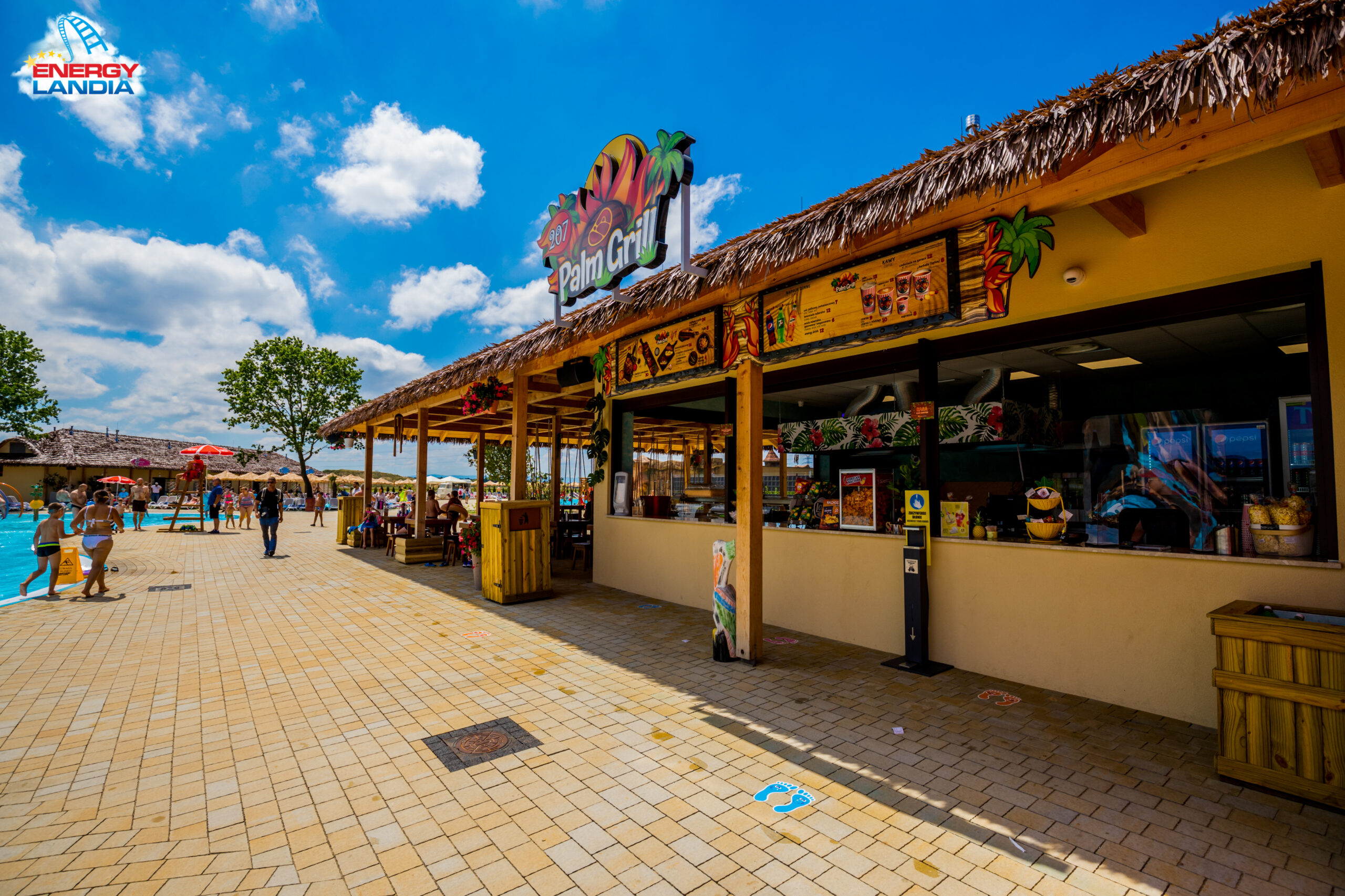 Palm Grill - restaurant (bistro) at Energylandia Water Park Zone