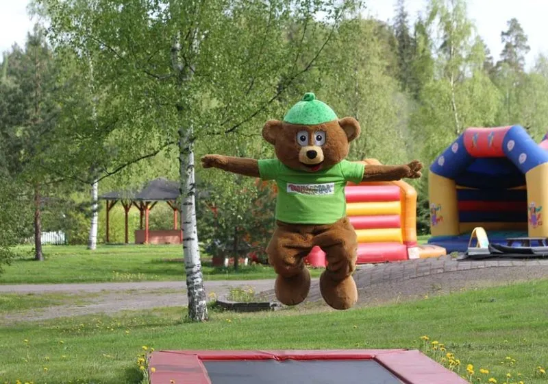 Trampolines - activity zone at Puuhamaa