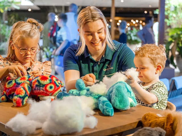 Workshop - service area at Center Parcs Park Sandur: Make your own Stuffed Animal
