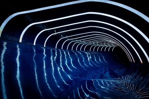 Black Hole - water slide at Aquapark Uherské Hradiště