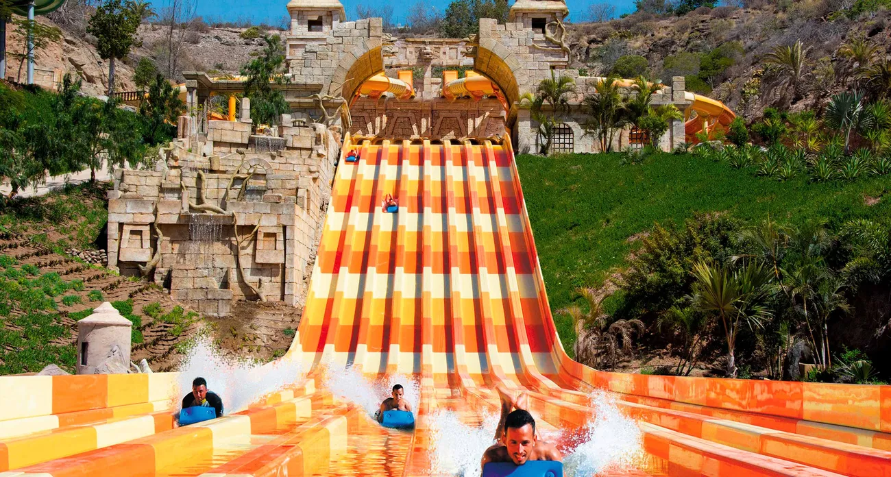 Water Labyrinth - water slide at Aqualand Maspalomas