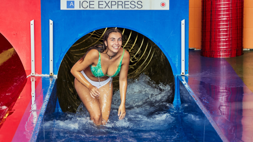 Ice Express - water slide at Acquaworld