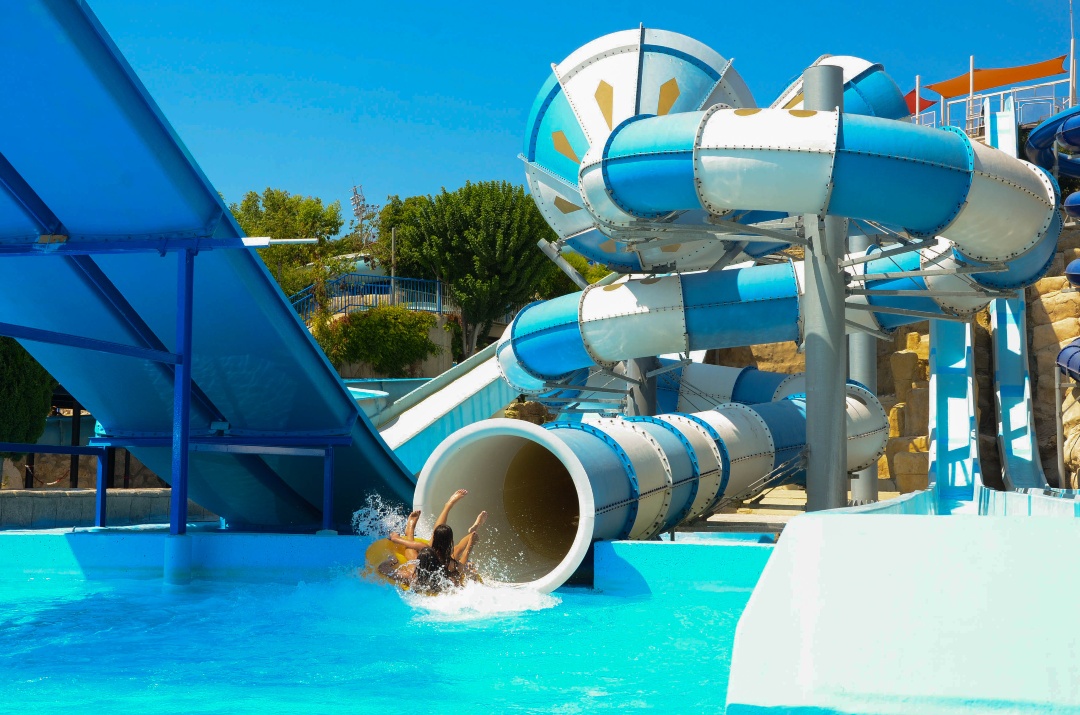 Crazy Cone - water slide at Paphos Aphrodite Waterpark